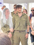 Молодые израильские солдаты, парень и девушка, решили справить свадьбу прямо на военной базе. Это уже третье бракосочетание в полевых условиях. Да здравствует жизнь, молодость, и да наступит поскорее желанный мир!