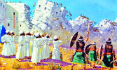 Воины Иисуса Навина у стен древнего Иерихона. Фото: armflot.ru