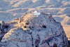 Вид на могилу Аарона с воздуха. Гора Ор, Иордания. 