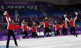  Канадские фигуристы досрочно гарантировали себе золотые медали командного турнира на Олимпийских играх в Пхенчхане...