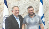 На фото: Марат Рессин и Яков Хагоэль, председатель правления Всемирной сионистской организации