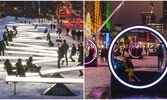 Дебют Winter Stations в Торонто: объект Impulse - интерактивная инсталляция... Photo: www.narcity.com