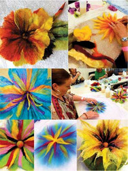 Мастер-класс Fabulous Felt Flowers - вы можете сделать удивительные цветы из войлока: самые простые принадлежности и творческий полет фантазии!