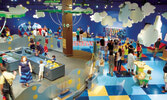 Площадка KidSpark в Ontario Science Centre...