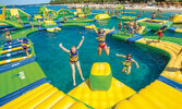 Водный парк Super Splash около городка St. Marys...